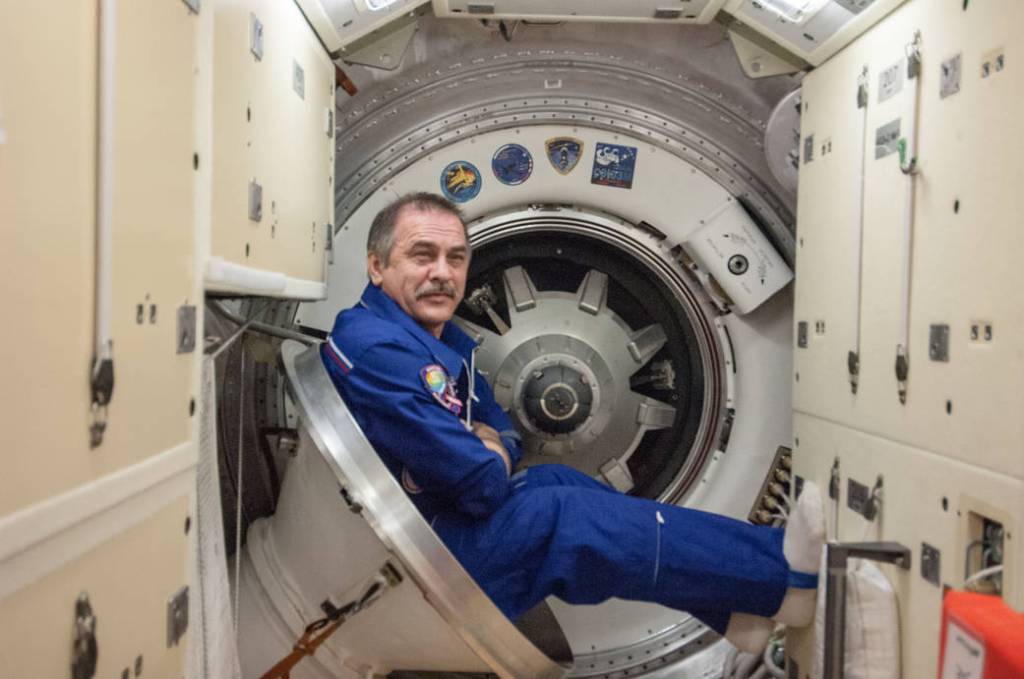 Commander Pavel Vinogradov Awaits New Crewmates