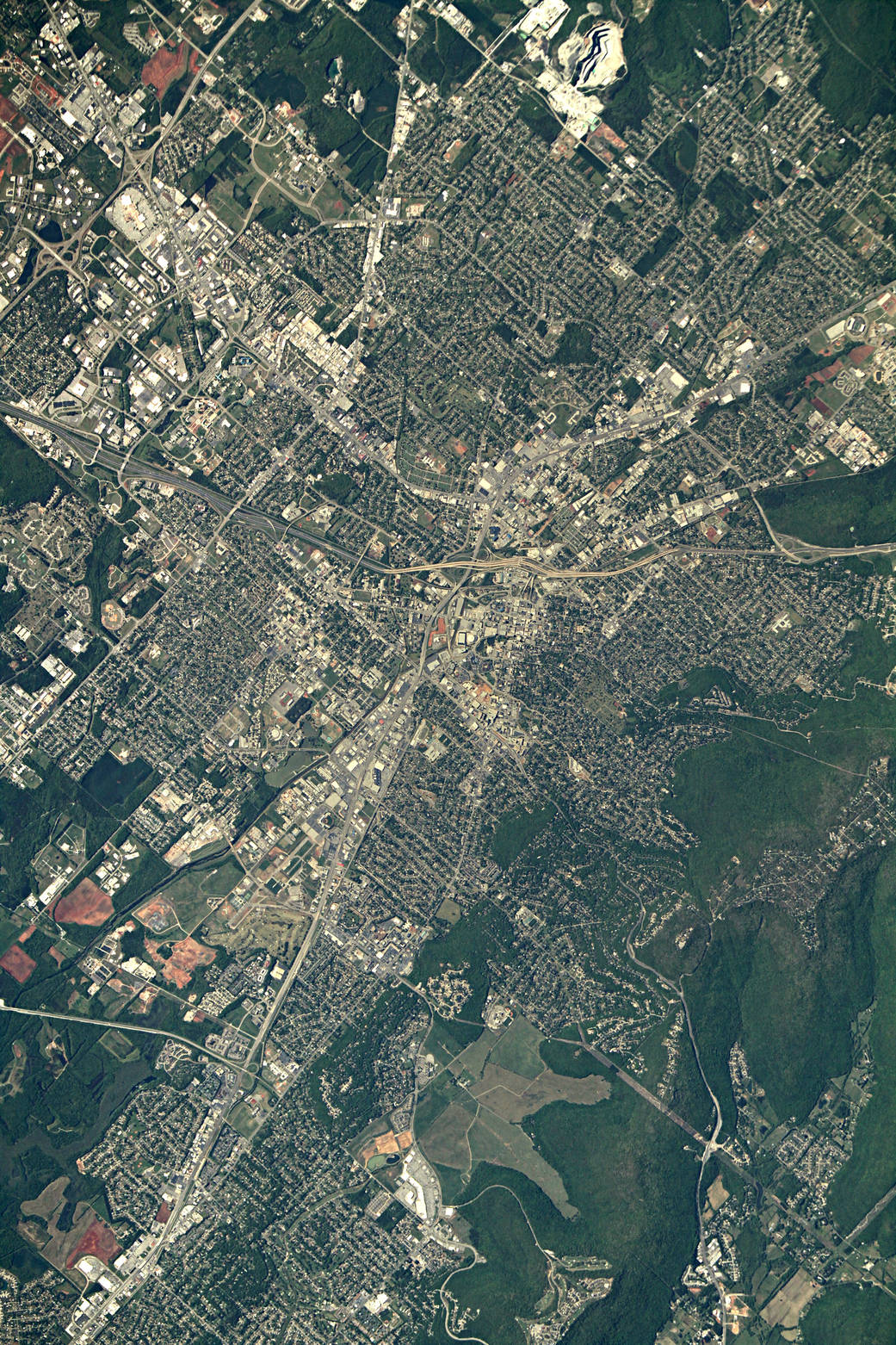 Huntsville, Alabama From Space