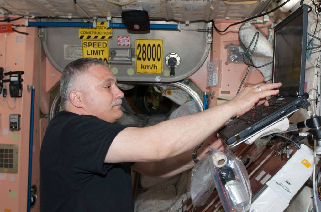 Cosmonaut Fyodor Yurchikhin in Unity Node