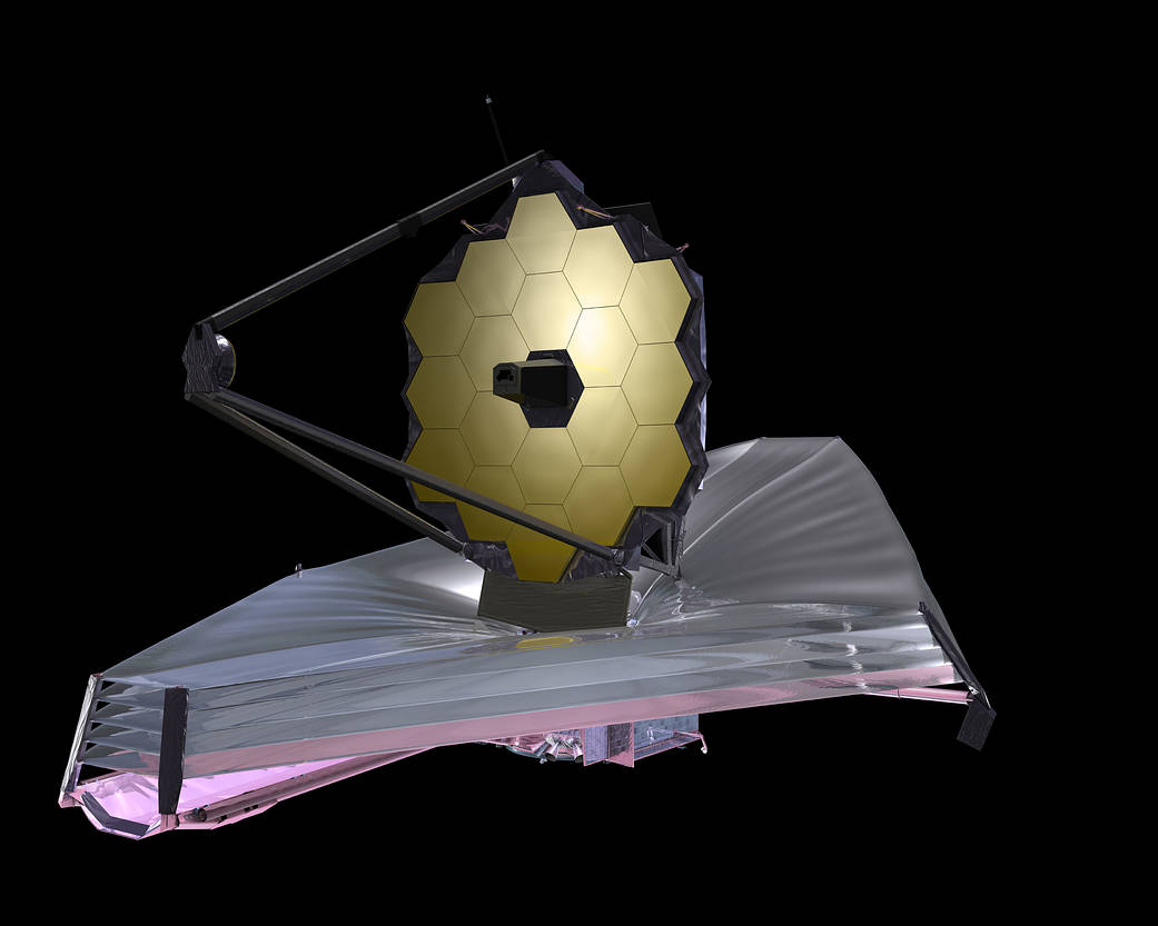 Artist concept of the James Webb Space Telescope