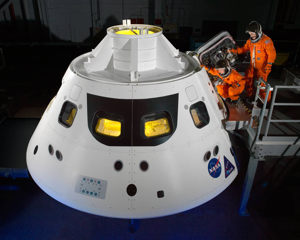 Stepping into the Orion Crew Module