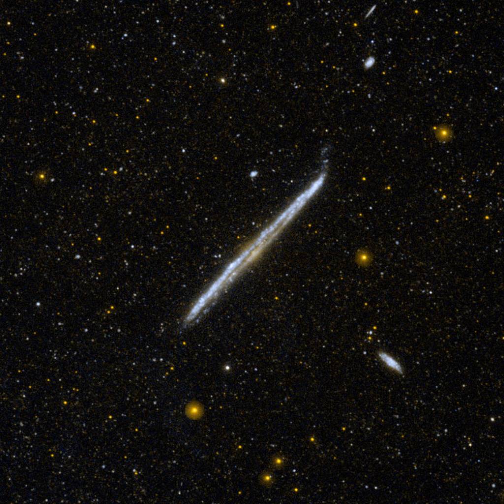 Galaxy’s Pencil-Thin Profile