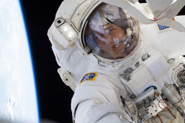 Astronaut Tom Marshburn Conducts Spacewalk