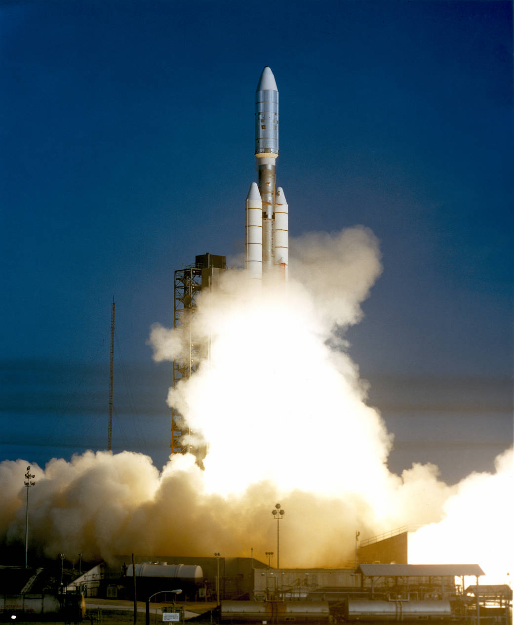 The Voyager 1 aboard the Titan III/Centaur lifted off on September 5, 1977, joining its sister spacecraft, the Voyager 2