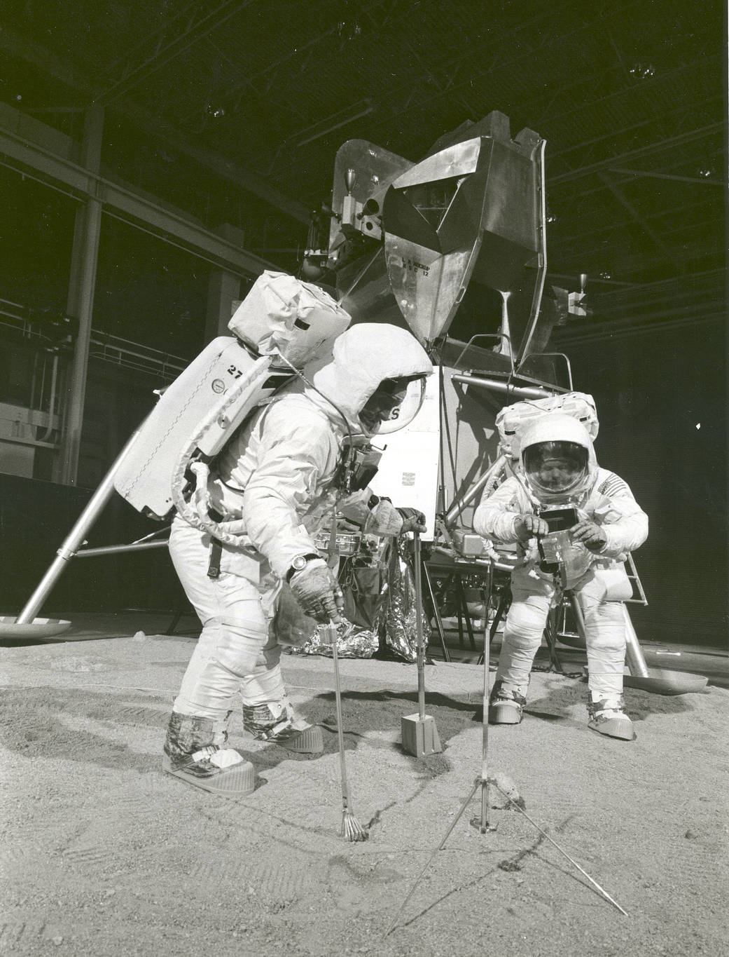 Apollo 11 Crew Trains for Lunar Excursion 
