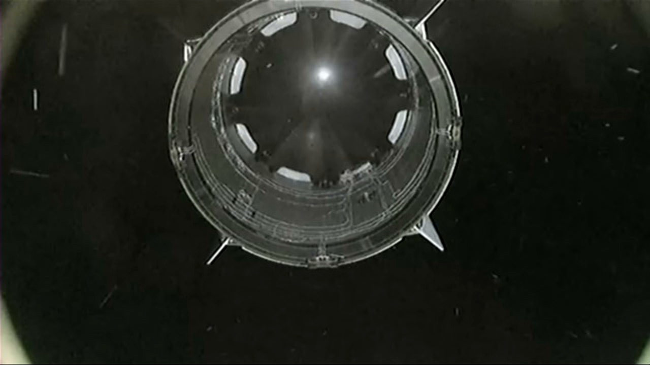 Dragon Endeavour spacecraft separates from the second stage during NASA's SpaceX Crew-6 mission
