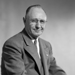 Portrait of Smith J. DeFrance, First Director of Ames Research Center 1940-1965 (then Ames Aeronautical Laboratory).