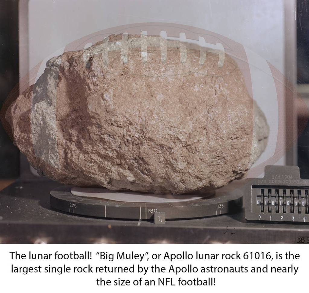 The lunar football!