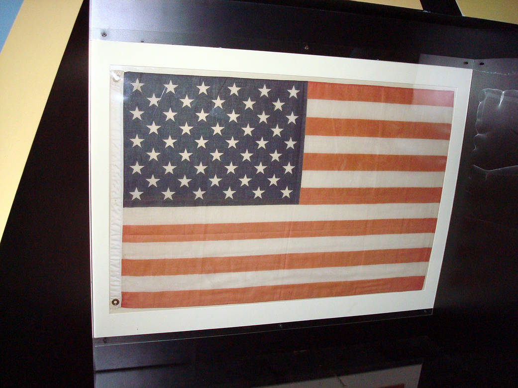 first U.S. flag flown in space