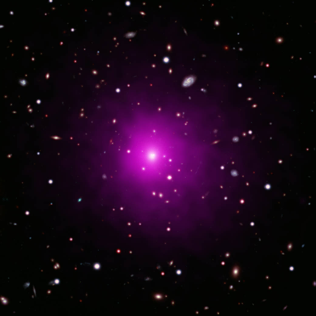 This composite image of Abell 2261.