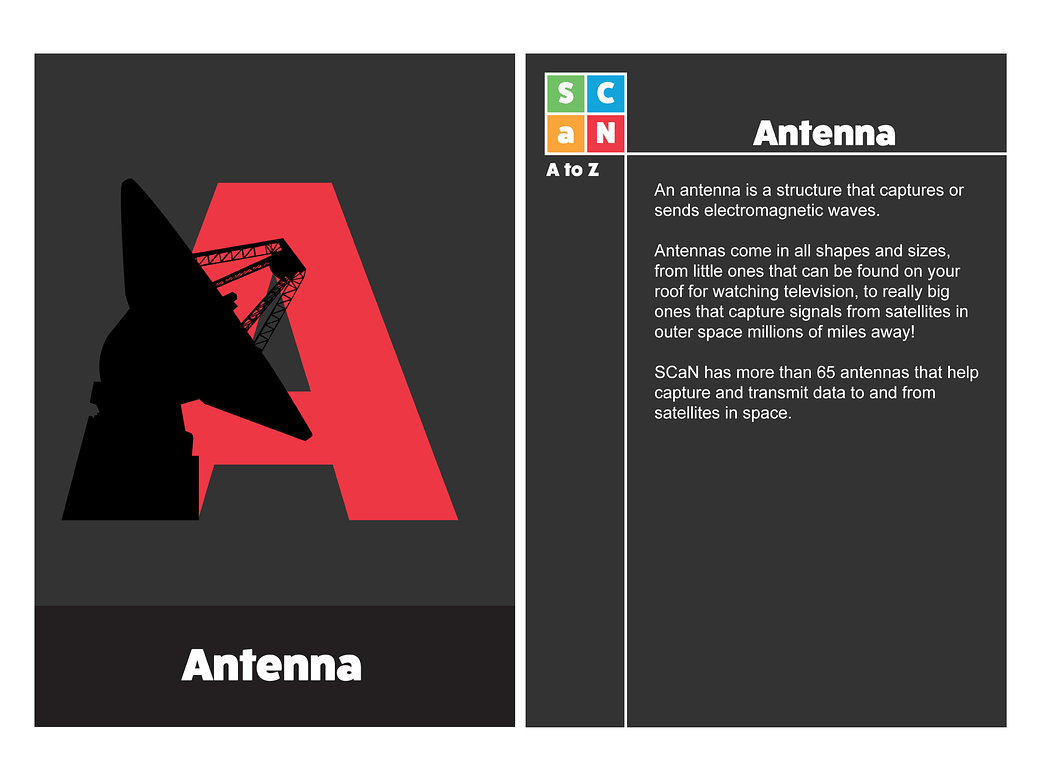 SCaN A to Z: A is for Antenna 