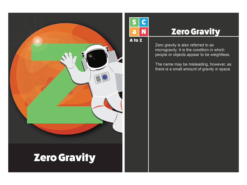 SCaN A to Z: Z is for Zero Gravity 