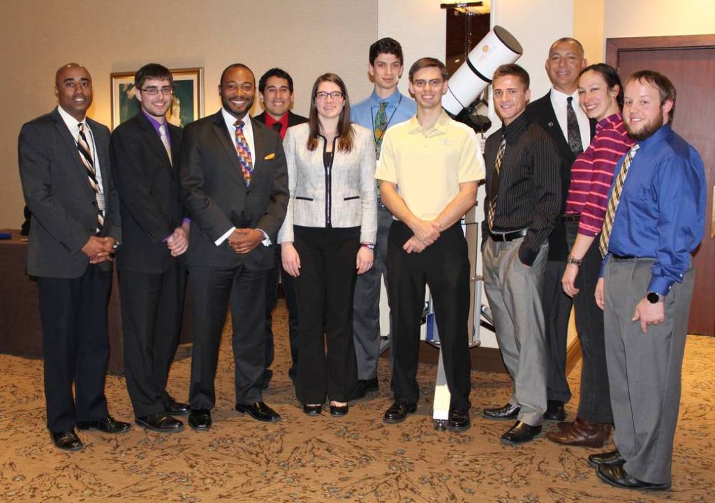Donald James, NASA Associate Administrator for Education, Meets Space Grant Students