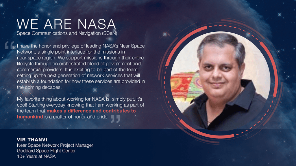 We Are NASA: Vir Thanvi, Near Space Network Project Manager