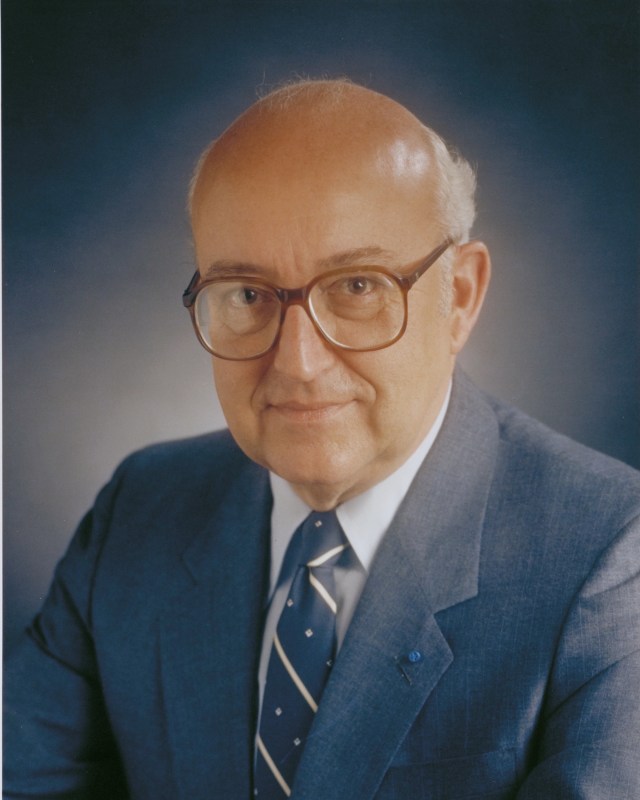 Portrait of Clarence "Sy" Syvertson, Director of Ames Research Center (1978-1984).