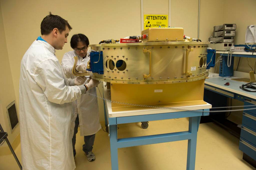 Engineers Performing Integration Testing on the NLAS