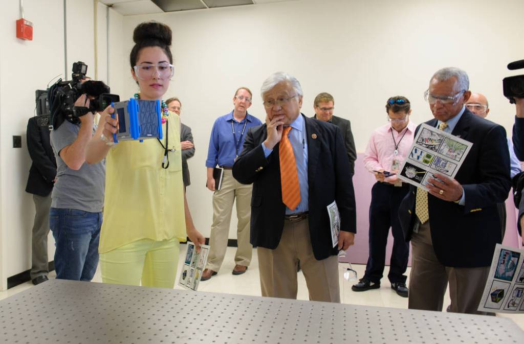 U.S. Congressman Mike Honda and NASA Administrate Charles Bolden Visit SpaceShop