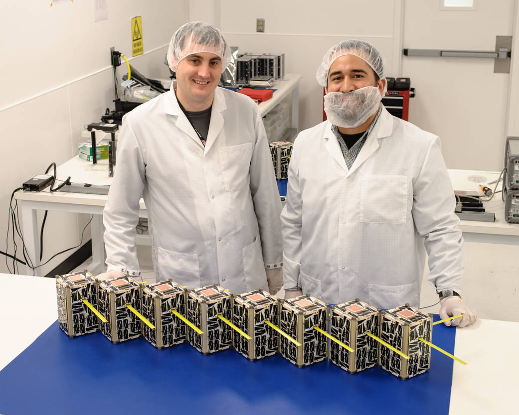 NASA Ames Systems Engineers with EDSN Flight Units