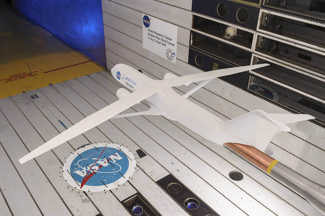 model of Truss Braced Wing aircraft