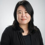 Portrait of Keiko Nomura in a black shirt.