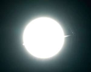 NASA uses schlieren imagery to visualize supersonic flow phenomena.