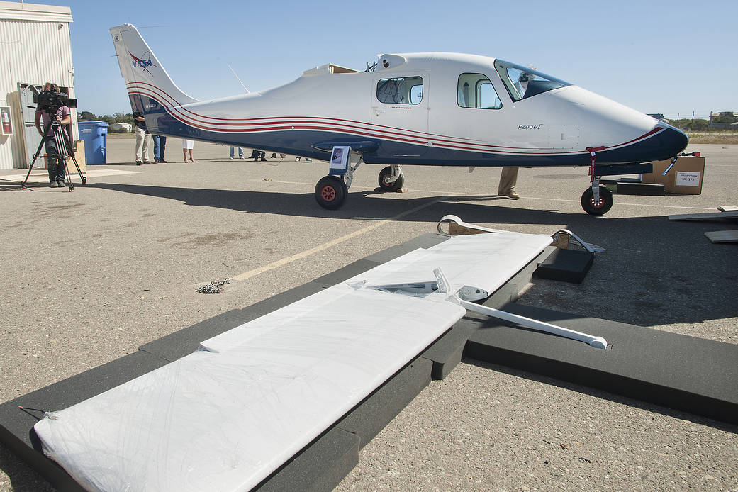 Preparations are underway to inspect, weigh and balance the Tecnam fuselage.