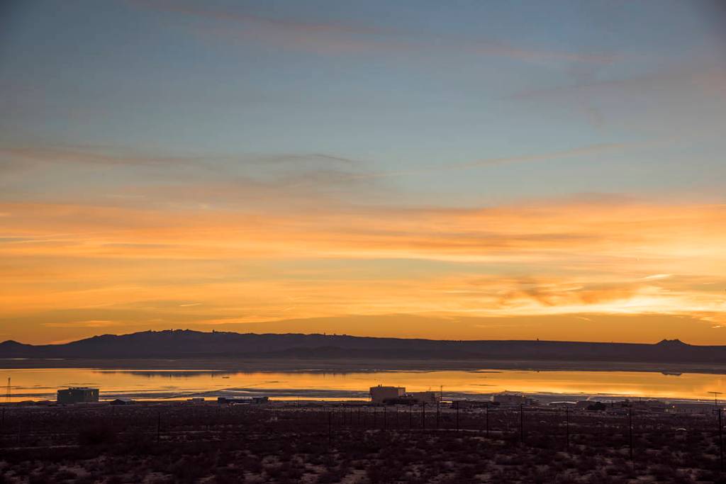 Sunrise at Rogers Dry Lake