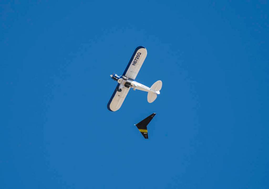 Prandtl-M Air Launched from Carbon Cub