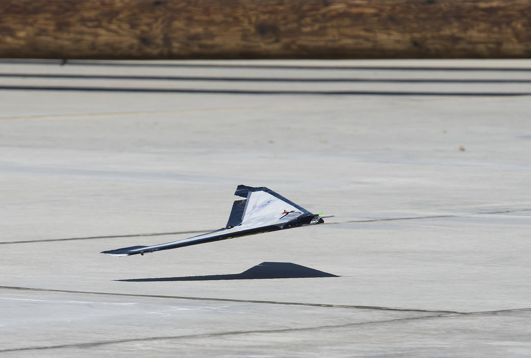 The Prandtl-M completes a successful research flight. 