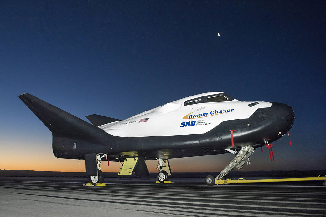 Sierra Nevada Corporation's Dream Chaser® spacecraft prepares for a tow test at Armstrong Flight Research Center.