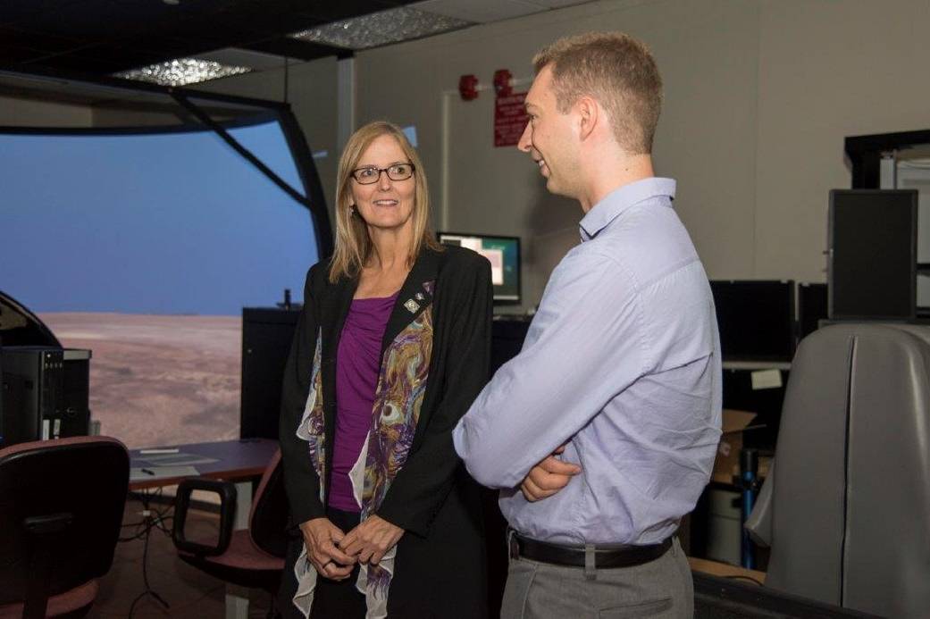 NASA's Vicki Crisp and Jesse Brady Discuss a NASA Aircraft Simulation Project