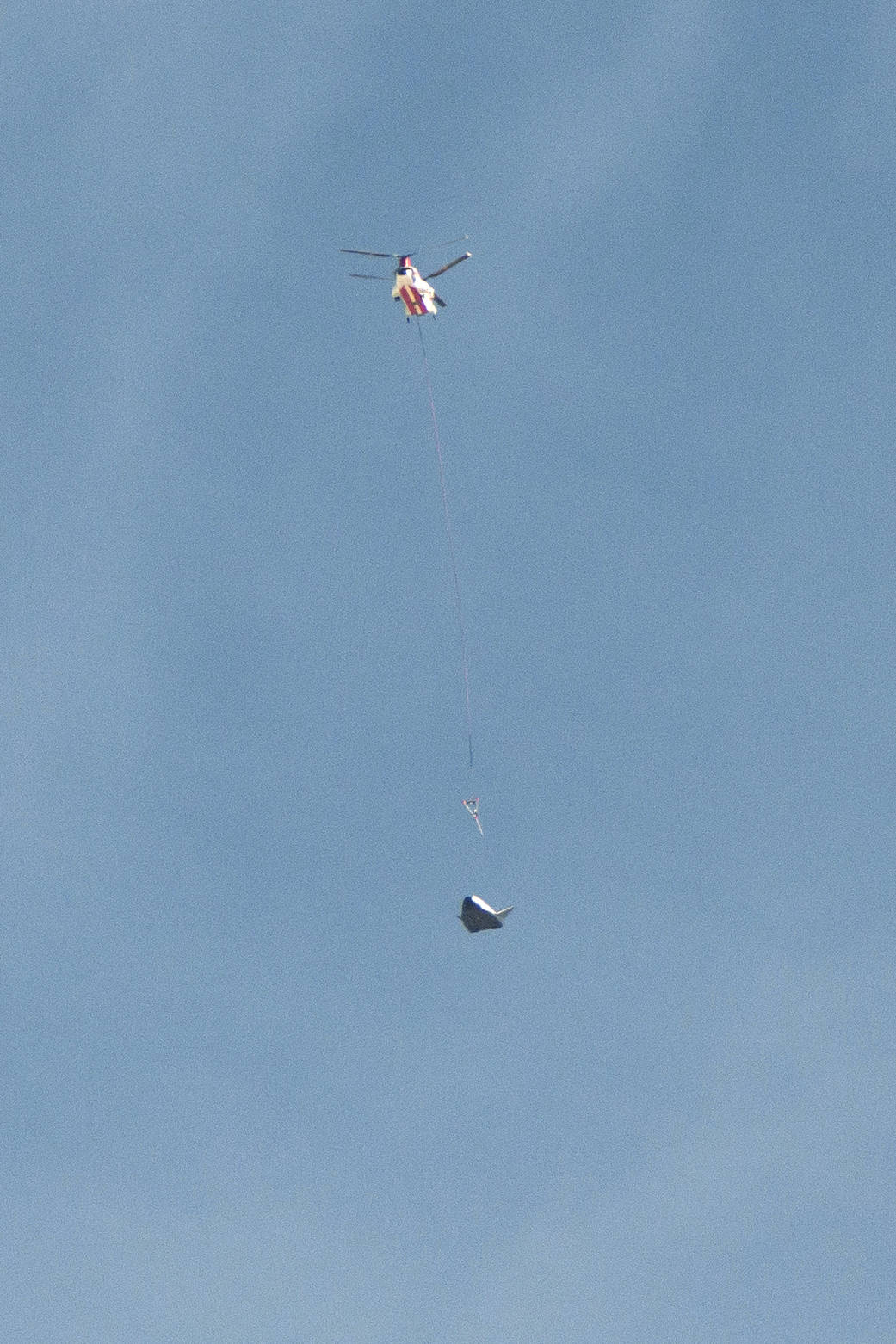 Sierra Nevada Corp’s Dream Chaser is released for a landing on Edwards Air Force Base runway.
