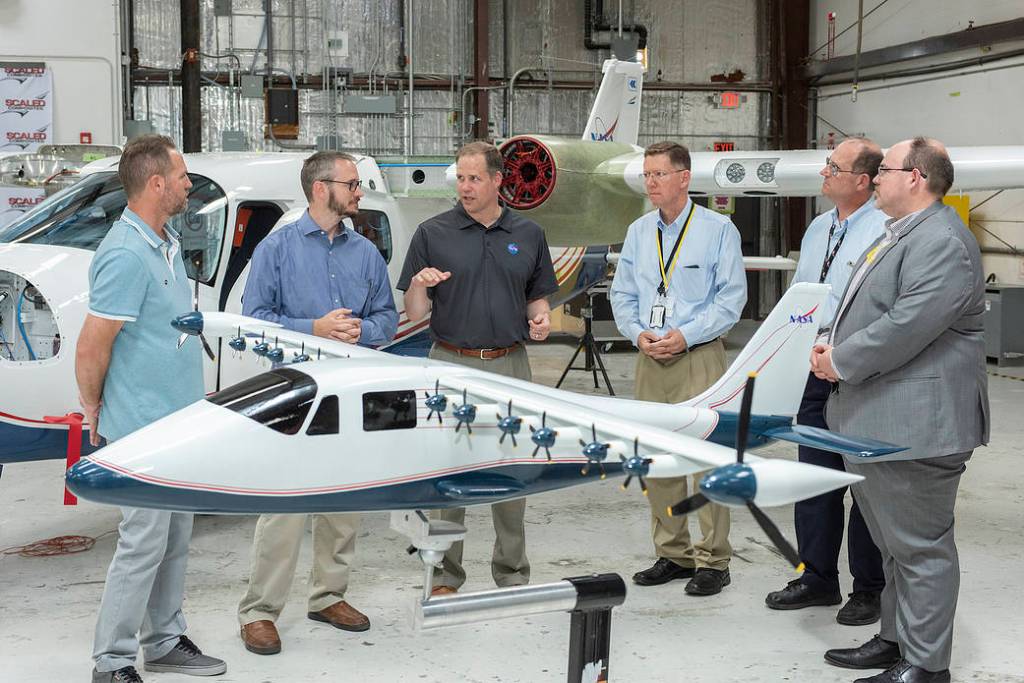 Armstrong’s X-57 Team Brief NASA Administrator Bridenstine
