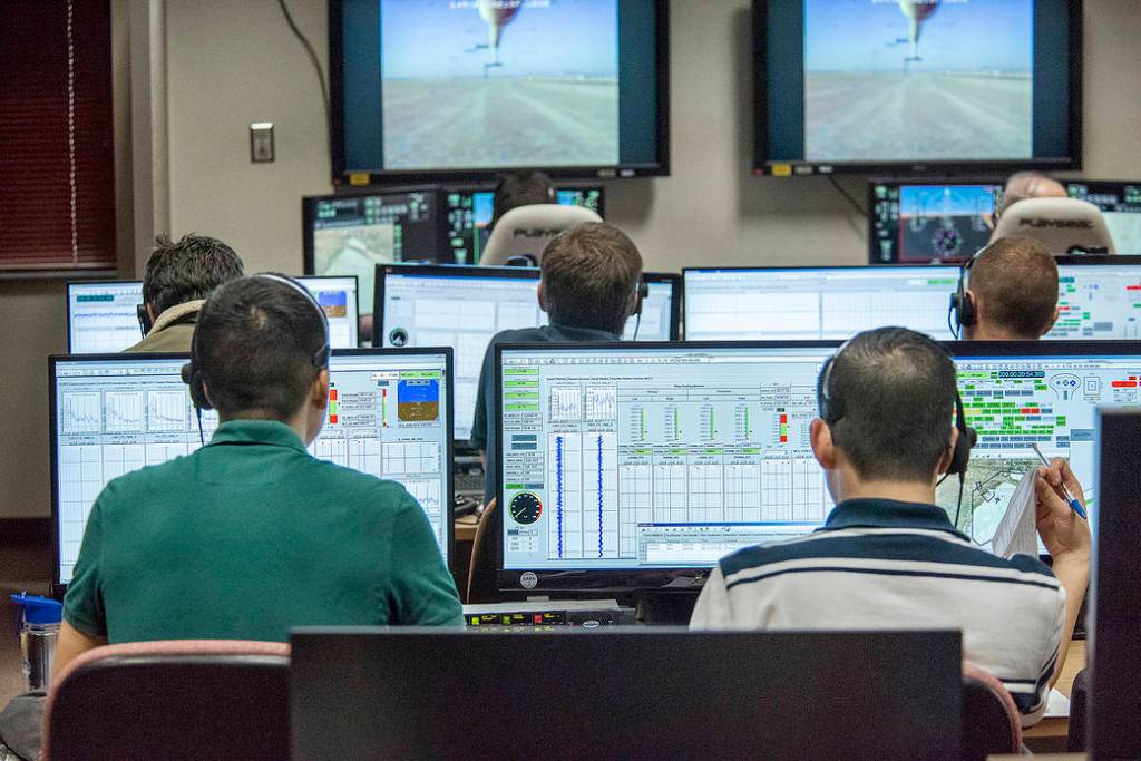 X-56A Has a Busy Control Room