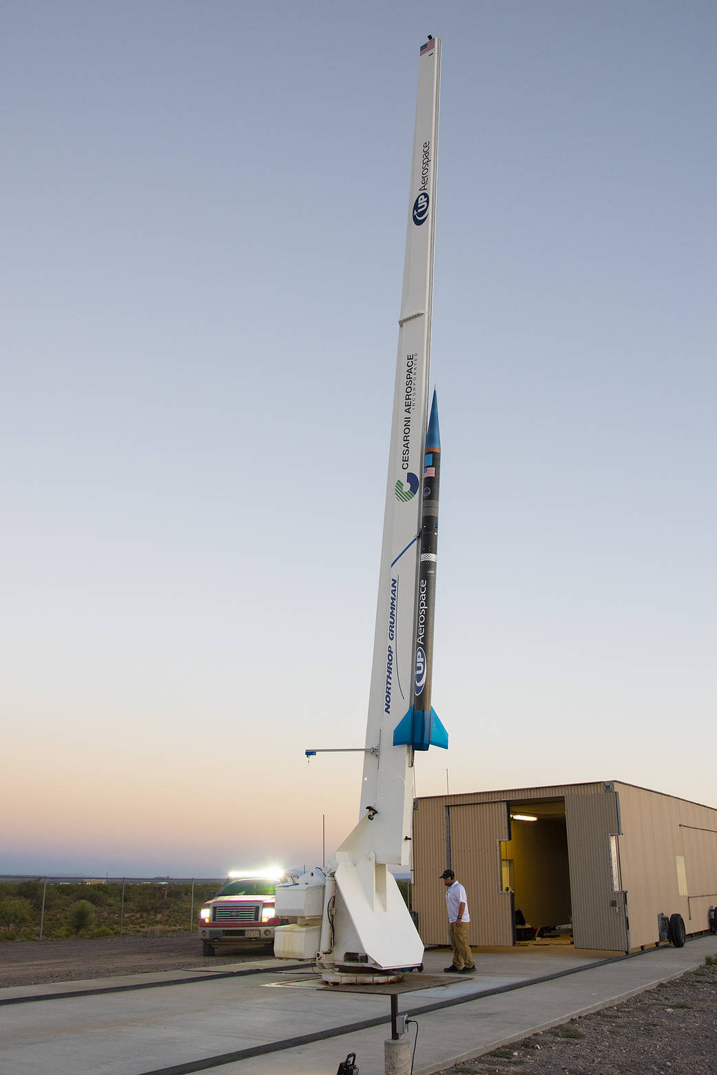 UP Aerospace SpaceLoft rocket launched into space Sept 12, 2018 from Spaceport America in New Mexico carrying NASA technologies.