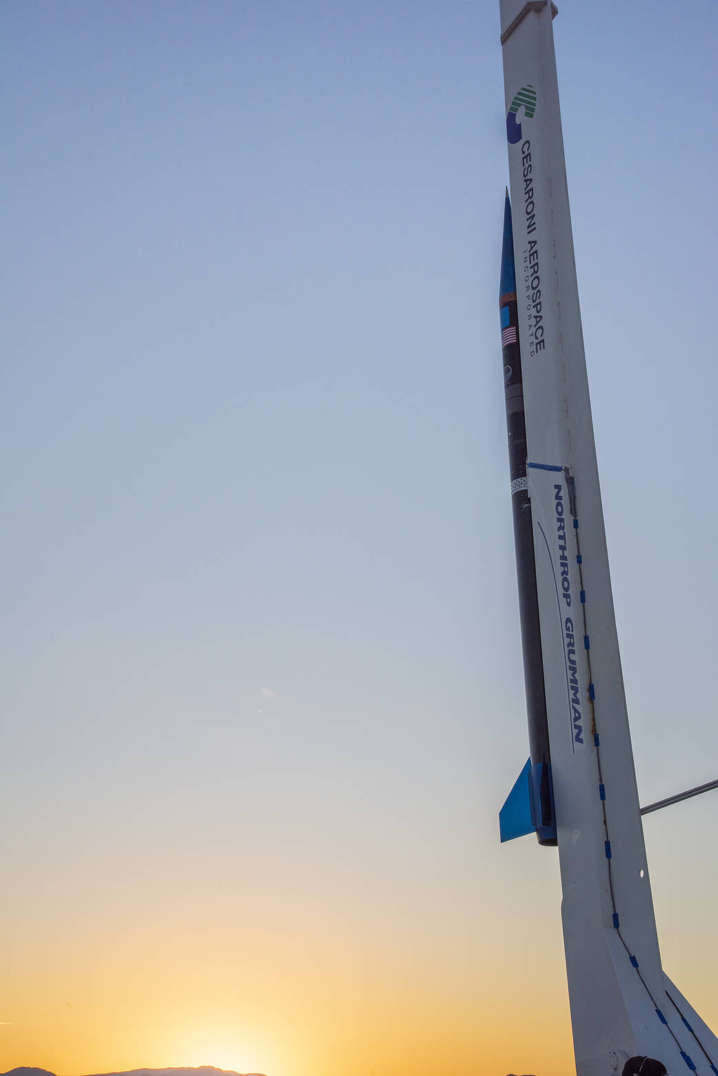 UP Aerospace SpaceLoft rocket launched into space Sept 12, 2018 from Spaceport America in New Mexico carrying NASA technologies.