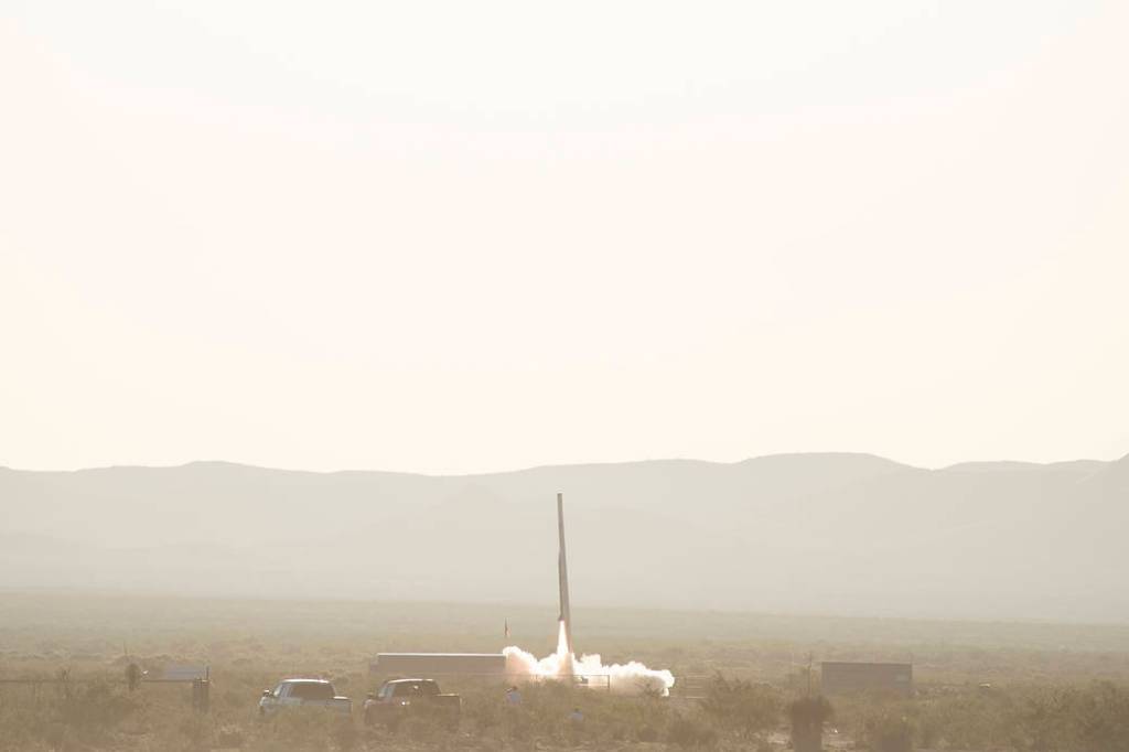 UP Aerospace Rocket Launch from New Mexico with NASA Technologies Onboard