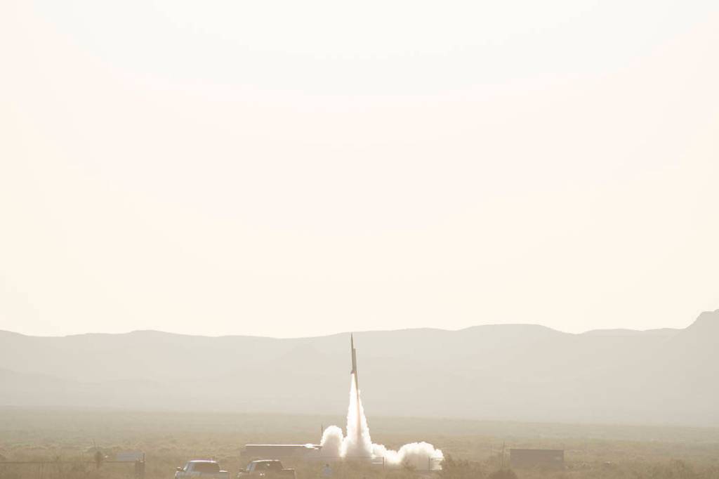 UP Aerospace Rocket Launch from New Mexico with NASA Technologies Onboard