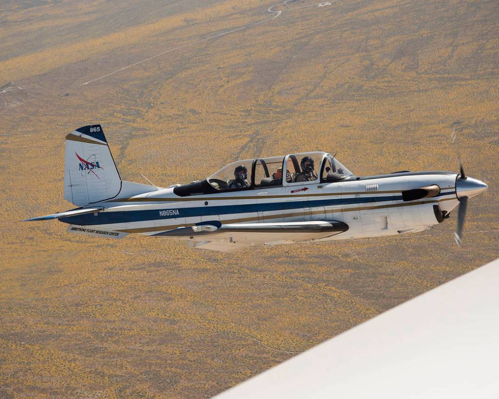 NASA T-34 Captures Images of Calif. Superbloom in Antelope Valley