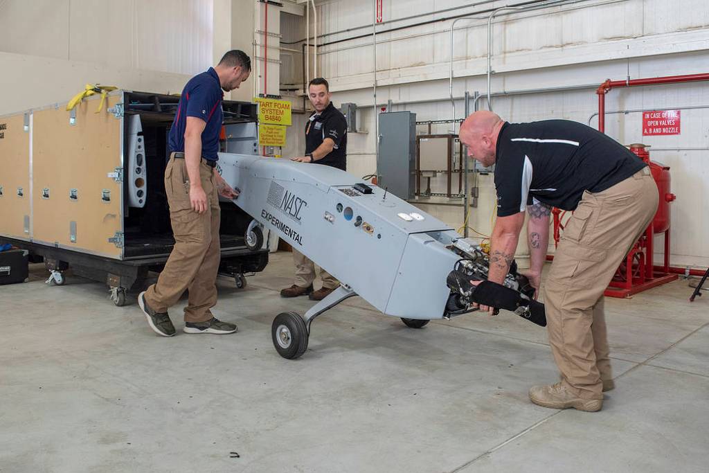 TigerShark Delivered, Assembled at NASA Armstrong