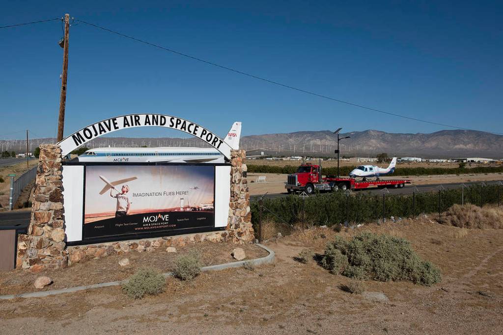 X-57 Mod II Vehicle Departs for Delivery to NASA