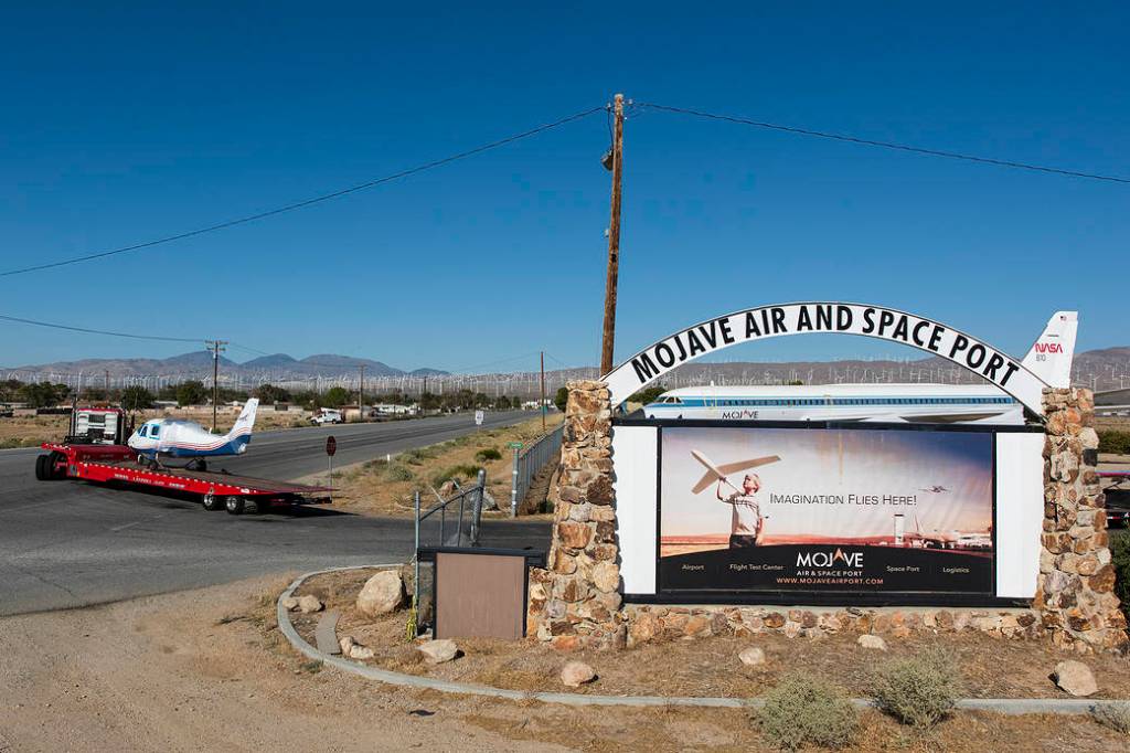 X-57 Mod II Vehicle Departs for Delivery to NASA