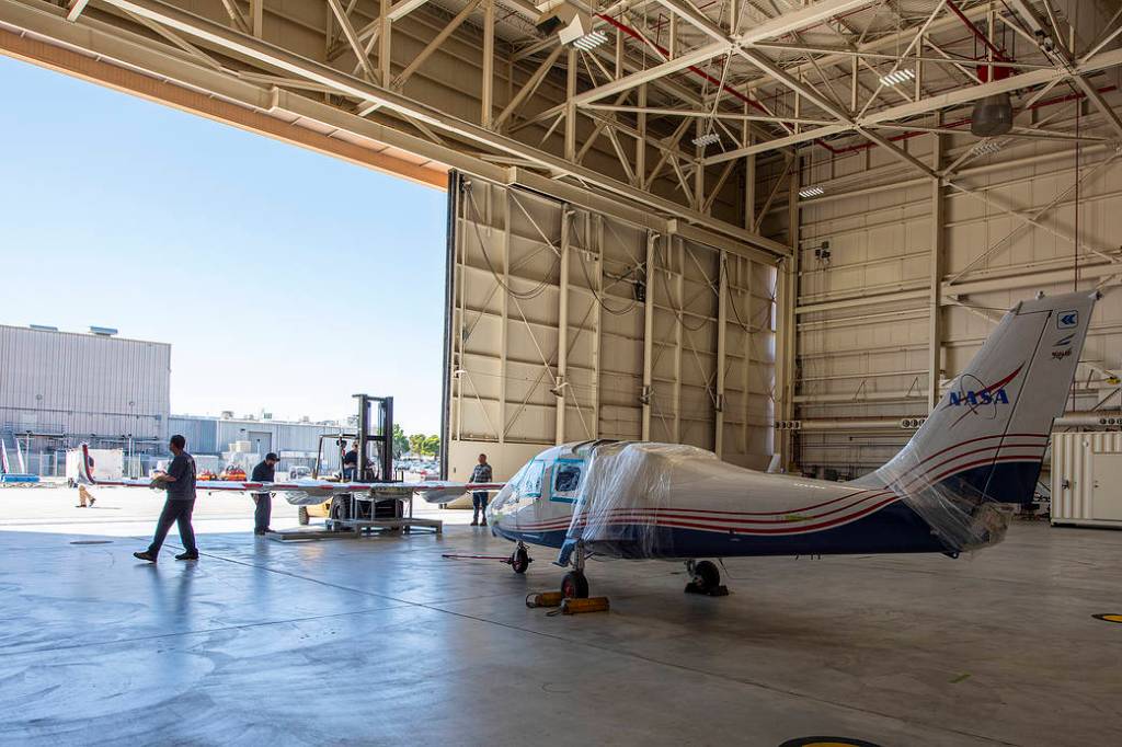 X-57 Mod II Vehicle Delivered to NASA Armstrong