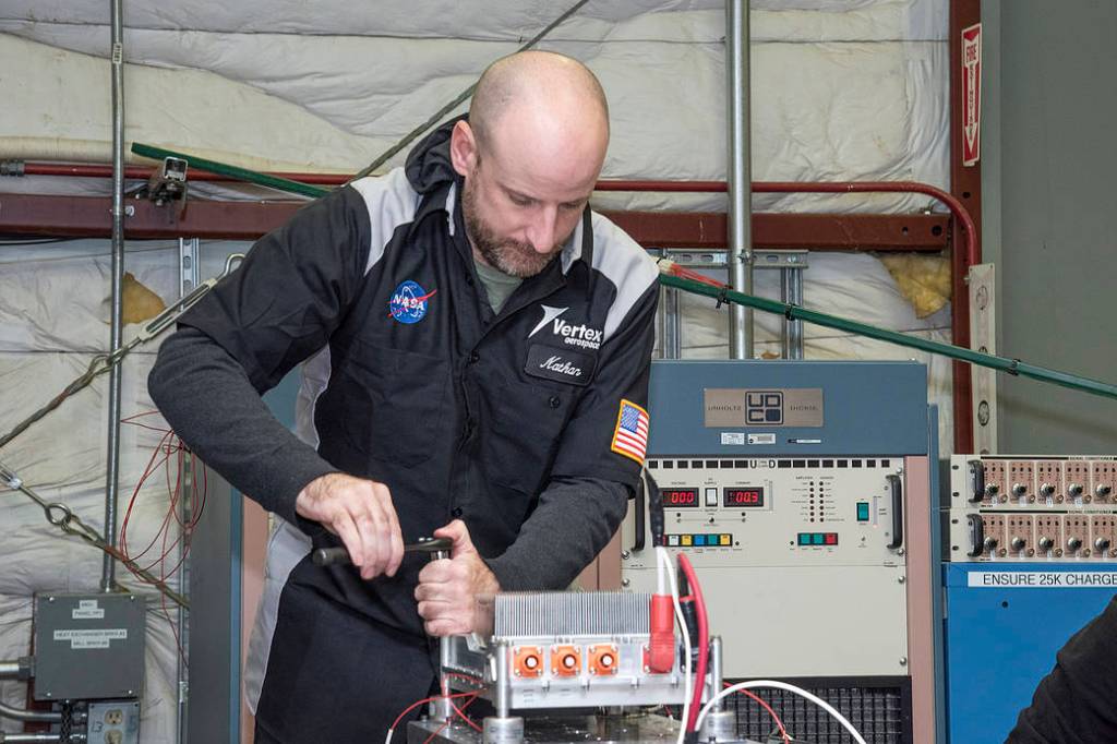 Engineers Prepare X-57 Cruise Motor Controller for Vibration Testing