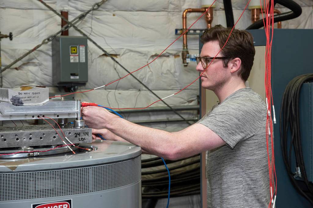 Engineers Prepare X-57 Cruise Motor Controller for Vibration Testing