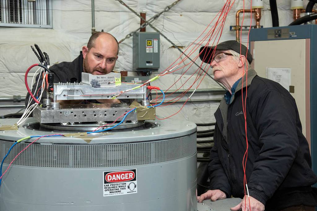 Engineers Prepare X-57 Cruise Motor Controller for Vibration Testing