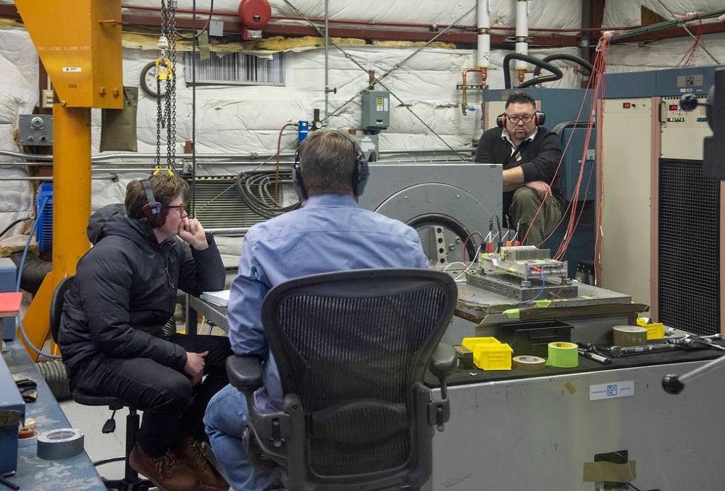 X-57 Cruise Motor Controller Undergoes Vibration Testing
