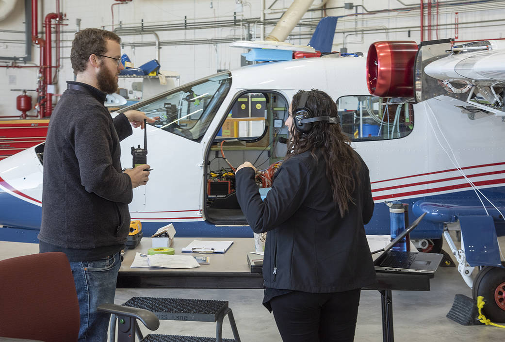 Crew Prepares X-57 for Telemetry Testing
