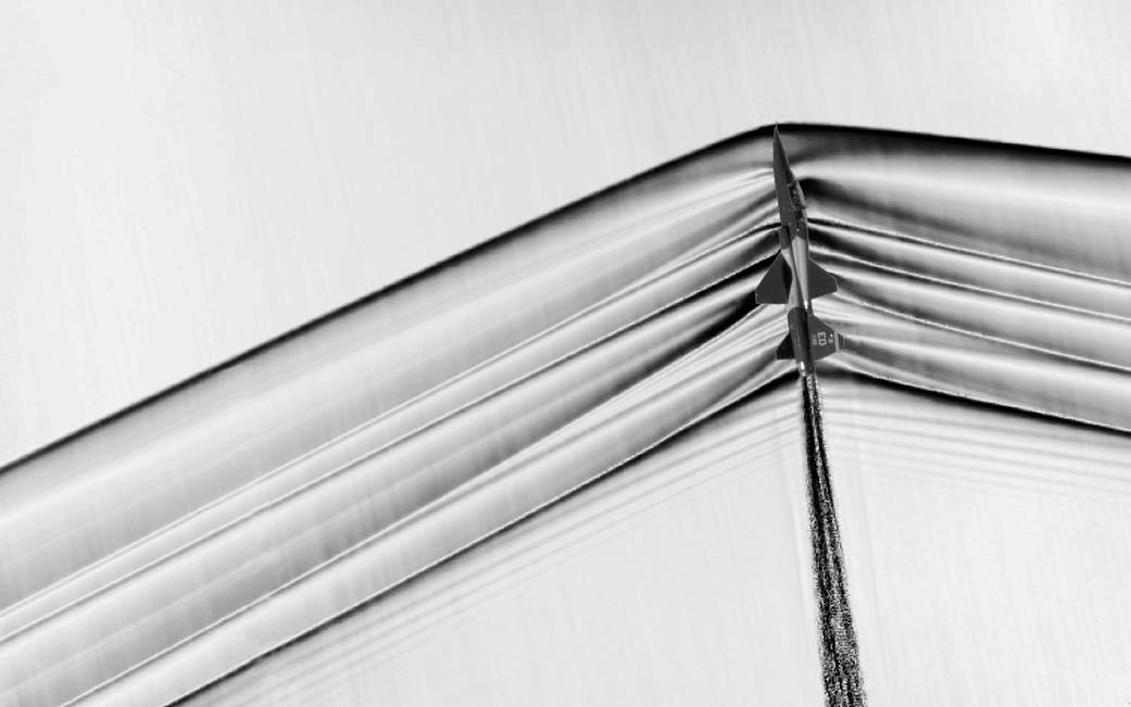 NASA is using a 21st century version of schlieren imagery, invented by a German physicist in 1864, to visualize supersonic flow.
