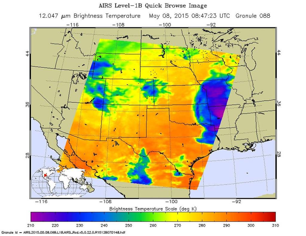NASA Imagery Shows Mid-West Looking At Twisty Weather